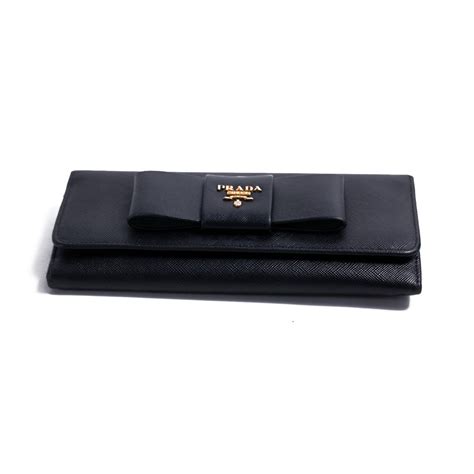 prada bow wallet replica|authentic prada purses.